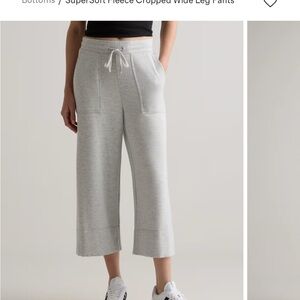 Women's Gray Wide Leg Pants